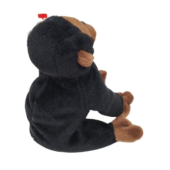 Ty Beanie Babies Congo Gorilla Monkey Plush Stuffed Animal Toy Black Brown 6 in - Picture 2 of 8